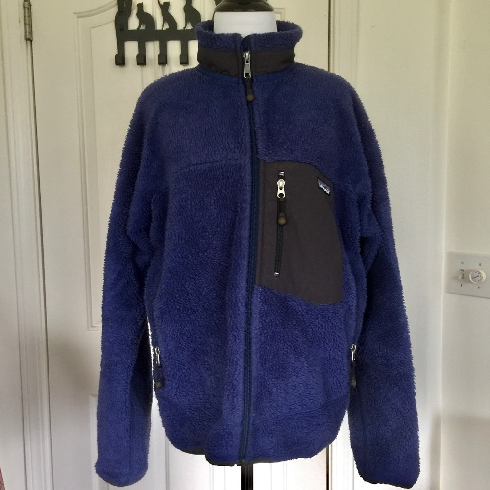 Retro Patagonia lined fleece jacket SUPER warm in Men’s S / Women’s L cozy ski🎿